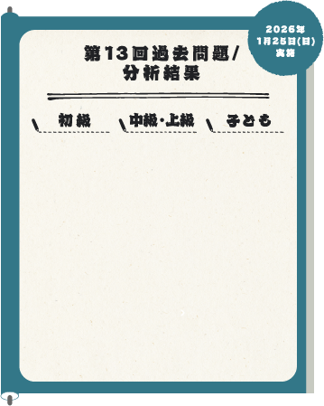 第13回過去問題/分析結果